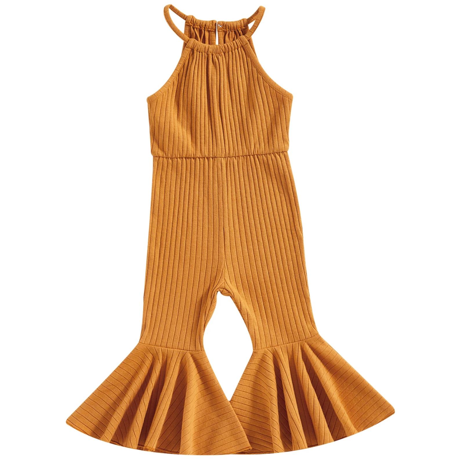 Isabelle Flare Jumpsuit - Yellow | Tilly & Milly